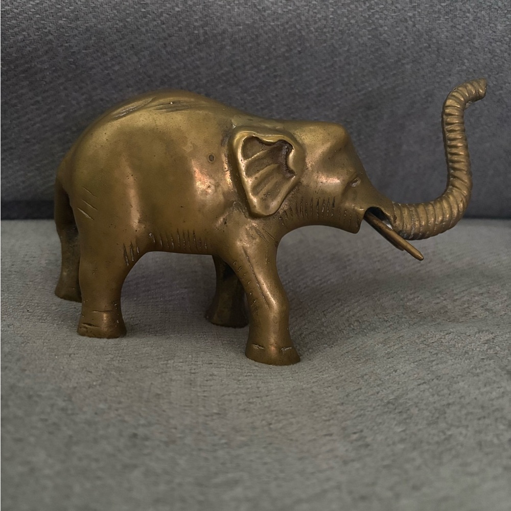 Brass Elephant Figurine